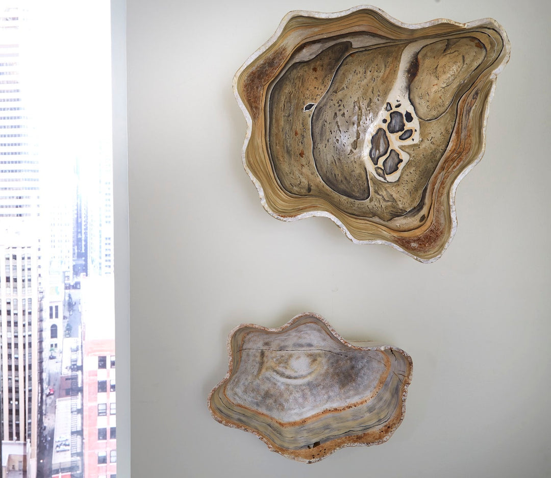 CAST ONYX BOWL WALL SCULPTURES