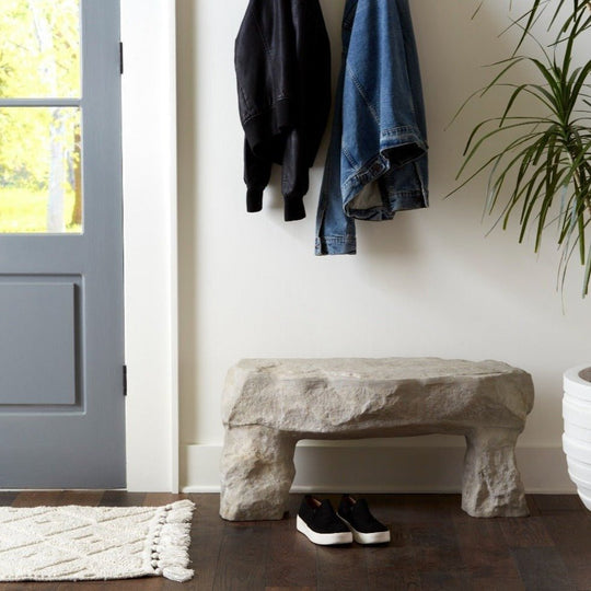 CAST STONE INDOOR - OUTDOOR BENCH