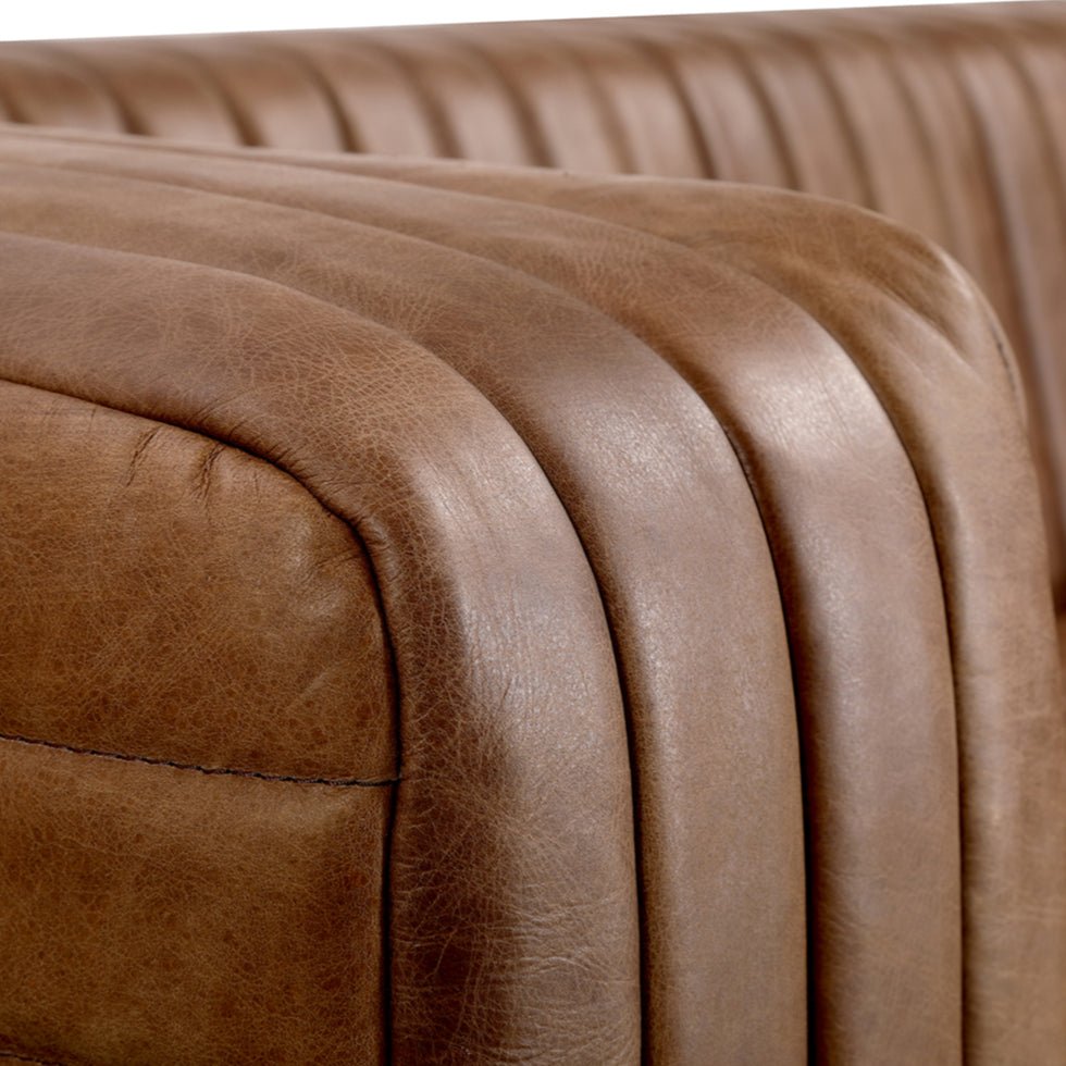 CASTLE VINTAGE LEATHER SOFA