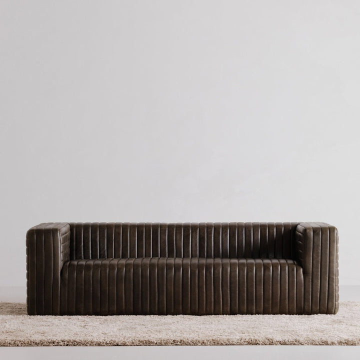 CASTLE VINTAGE LEATHER SOFA