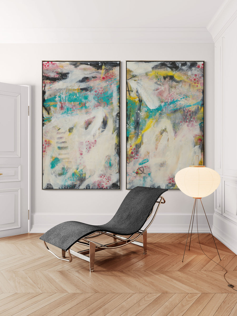 "CELEBRATE I" CANVAS ART