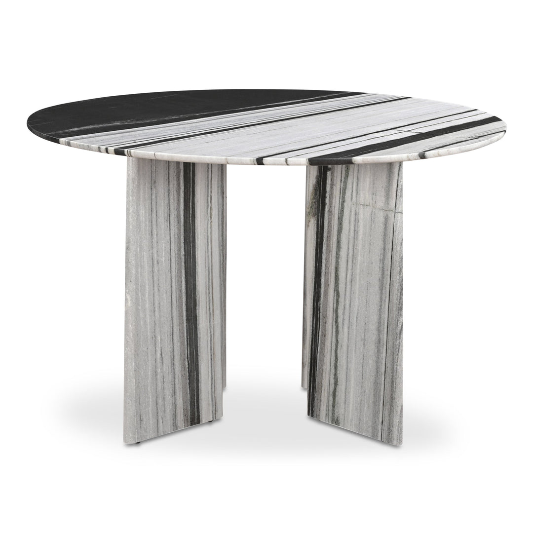 CELIA 48IN ROUND MARBLE DINING TABLE