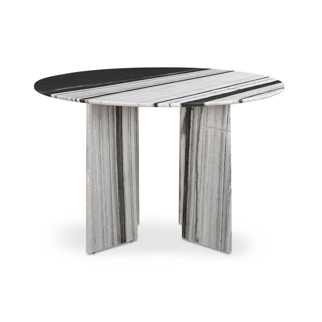 CELIA 48IN ROUND MARBLE DINING TABLE