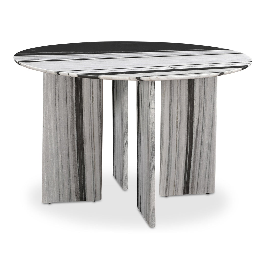 CELIA 48IN ROUND MARBLE DINING TABLE