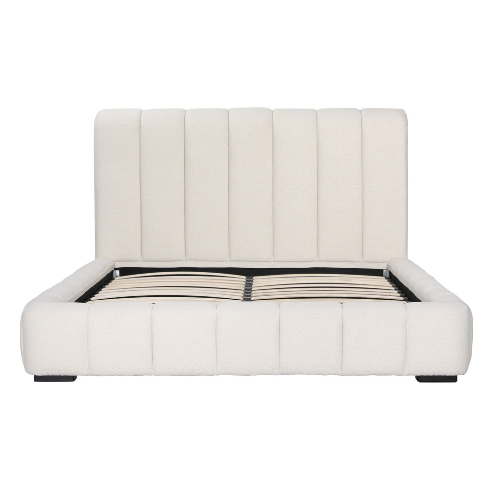 CHANNEL CREAM BOUCLE BED