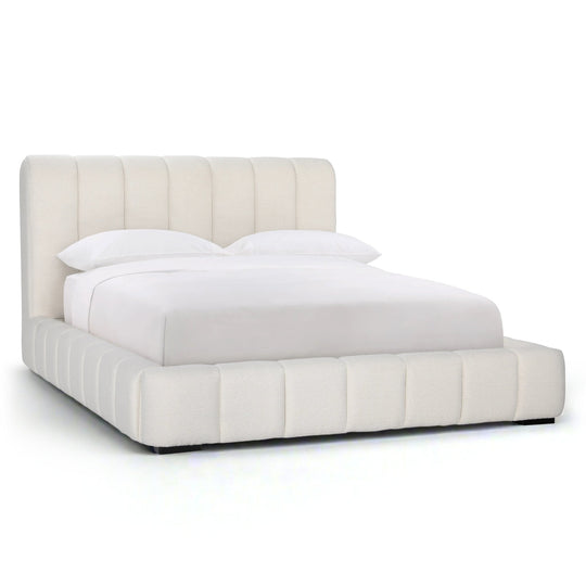 CHANNEL CREAM BOUCLE BED