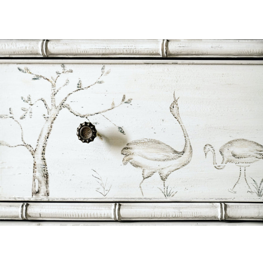 CHARLESTON ACCENT CHEST: WHITE HERON