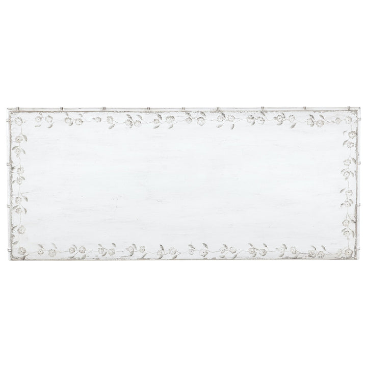 CHARLESTON ACCENT CHEST: WHITE HERON