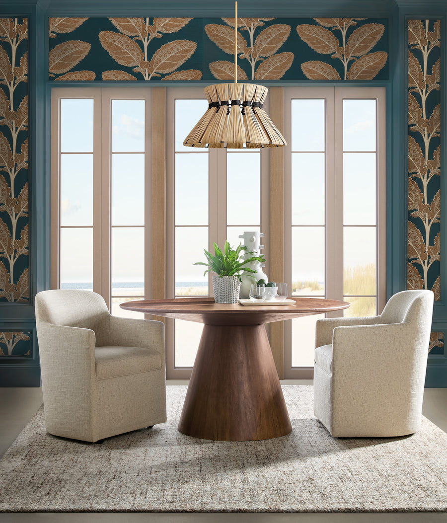 CHARRO 54"RD MANGO WOOD DINING TABLE