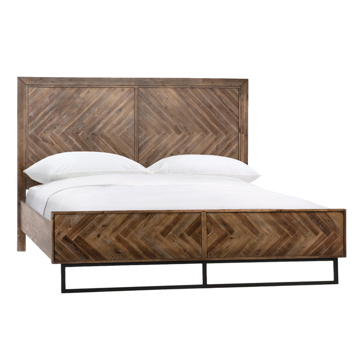 Elegant Chevy panel bed crafted from acacia wood.