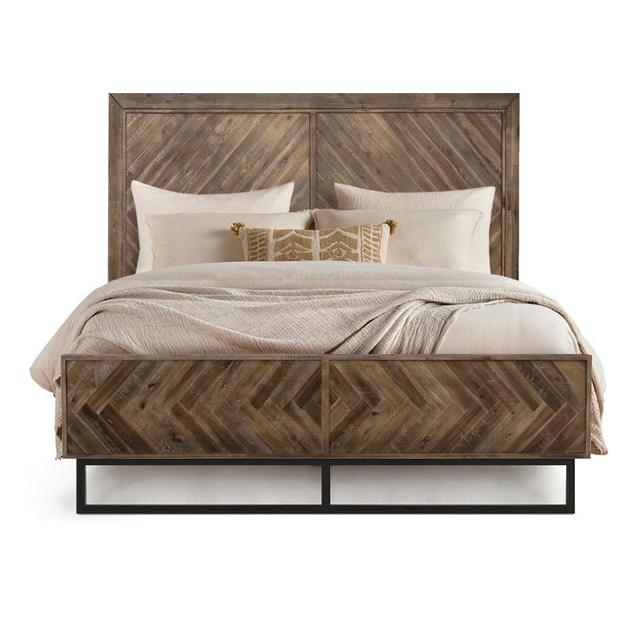 CHEVY ACACIA WOOD PANEL BED