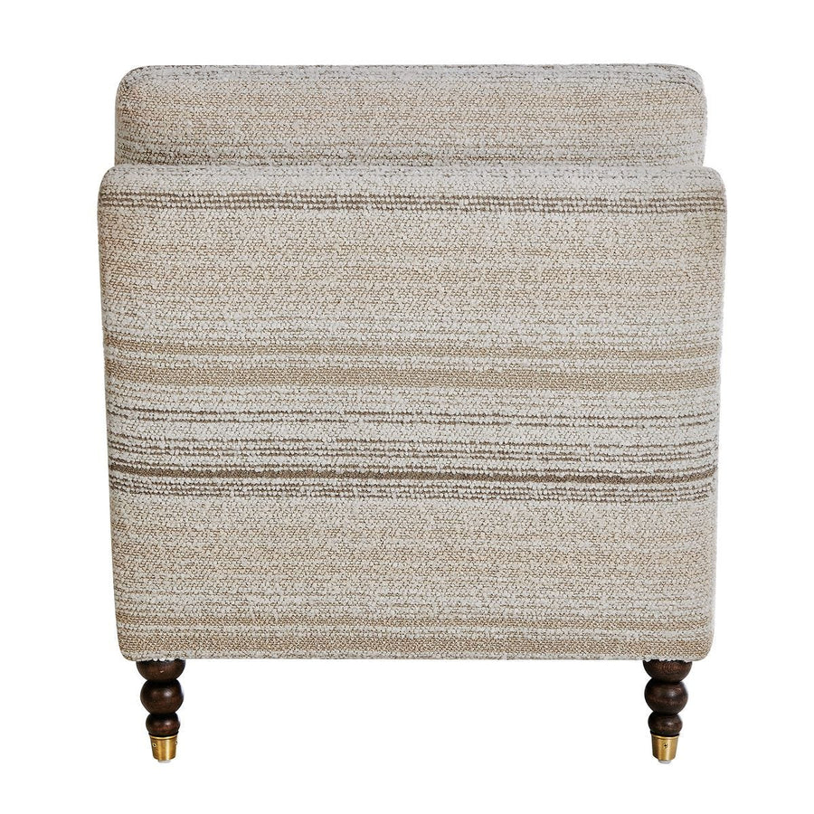 CHILTON BOUCLE STRIPED SLIPPER CHAIR