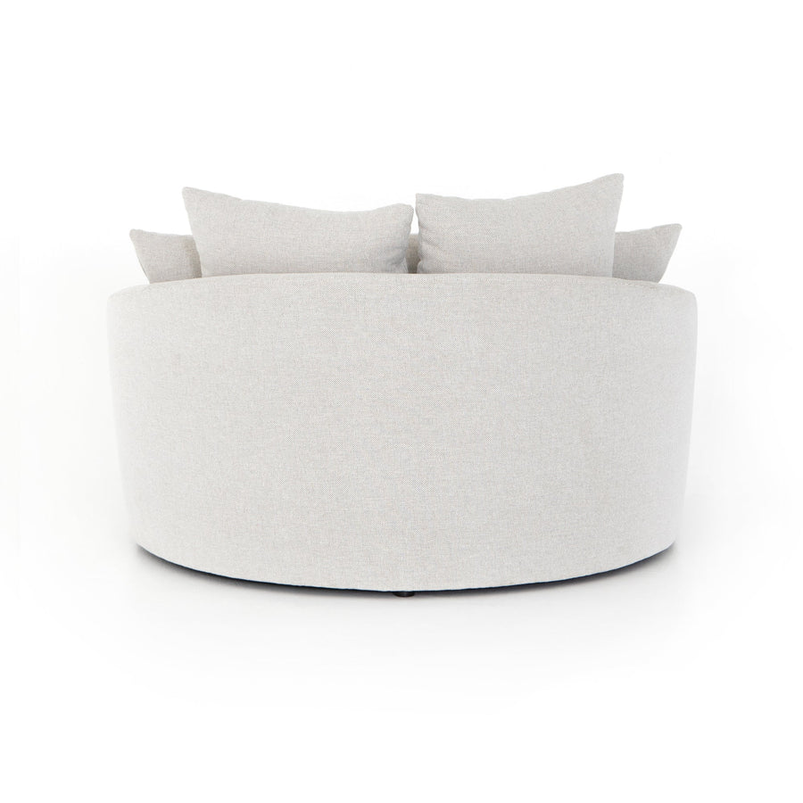 CHLOE ROUND MEDIA LOUNGER: BISQUE