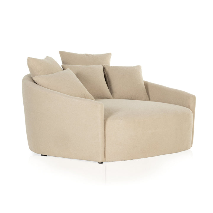 CHLOE ROUND MEDIA LOUNGER: SAND