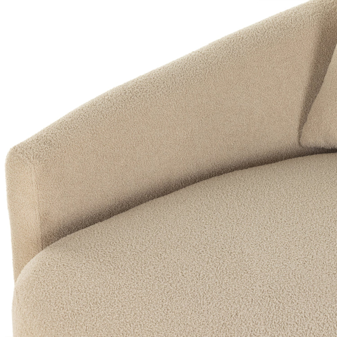 CHLOE ROUND MEDIA LOUNGER: SAND