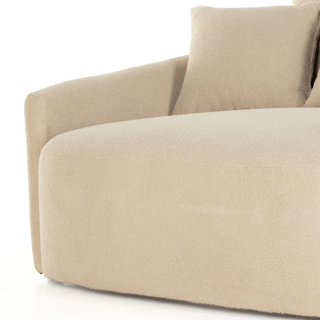 CHLOE ROUND MEDIA LOUNGER: SAND