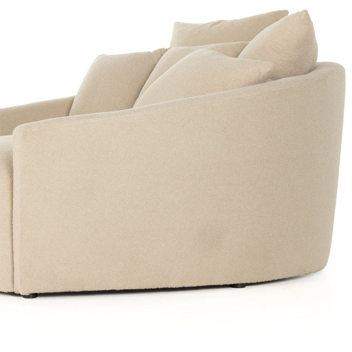 CHLOE ROUND MEDIA LOUNGER: SAND