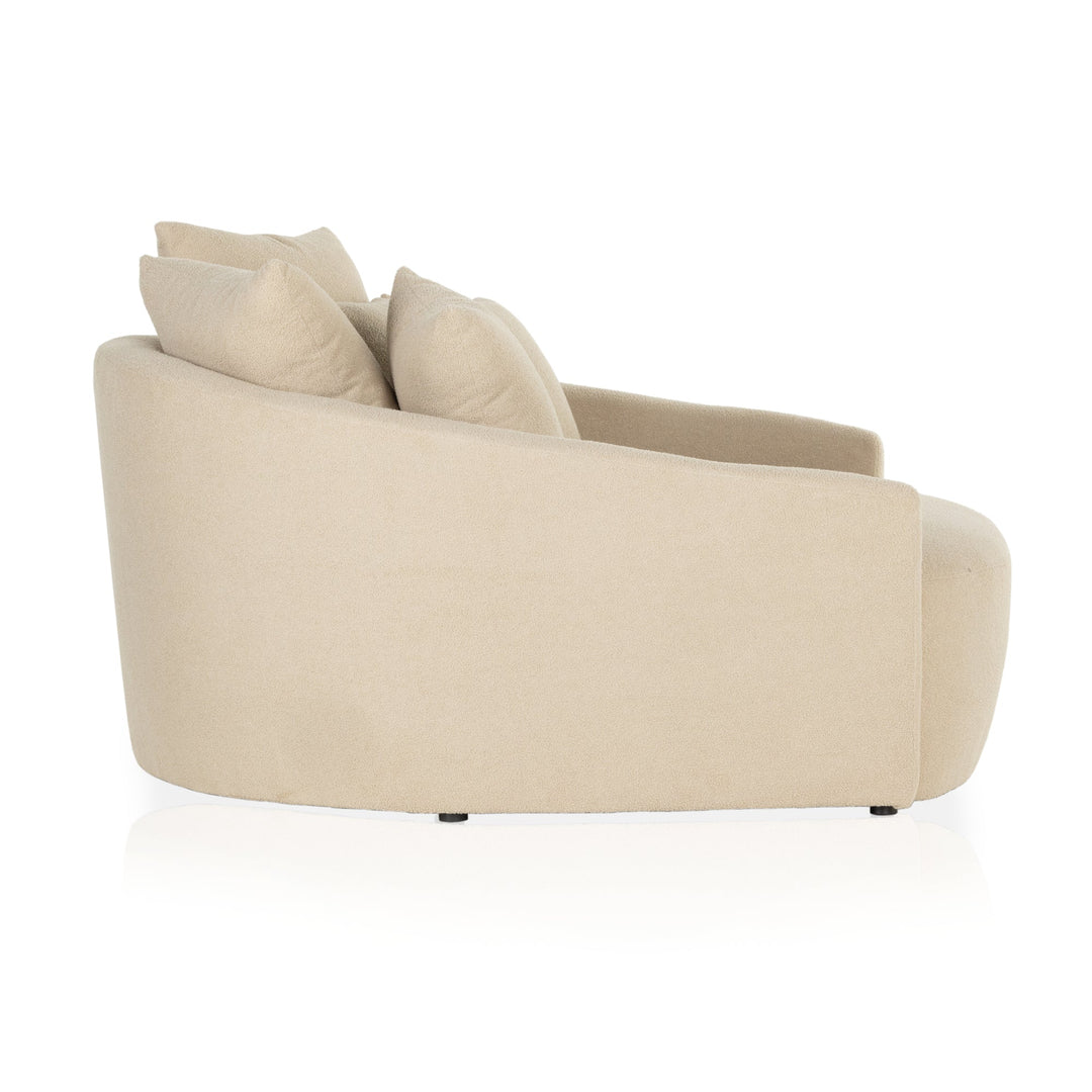 CHLOE ROUND MEDIA LOUNGER: SAND