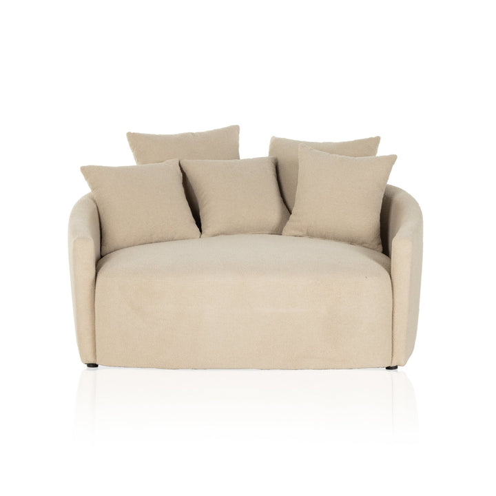 CHLOE ROUND MEDIA LOUNGER: SAND