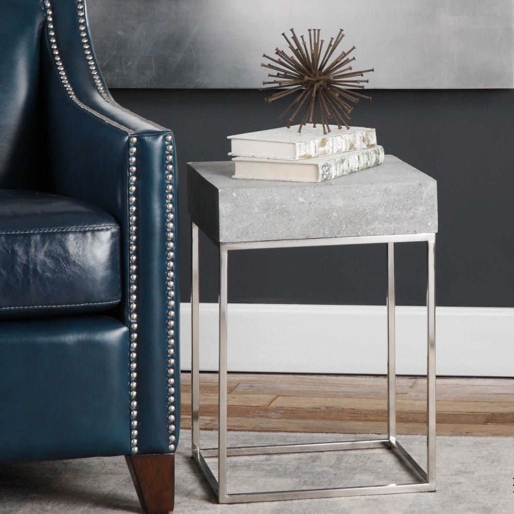 CHROMA CONCRETE ACCENT TABLE