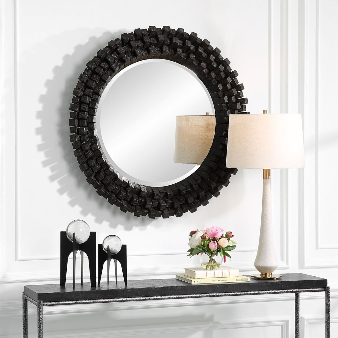 CIRCLE OF PIERS 42"ROUND MIRROR