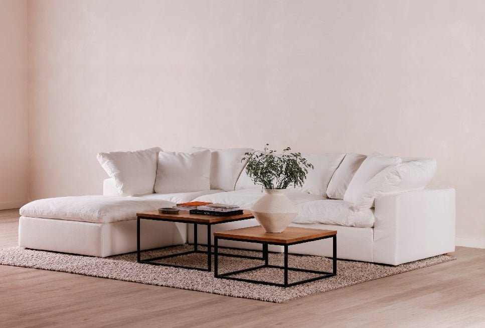 CLAY MODULAR SECTIONAL: CREAM WHITE