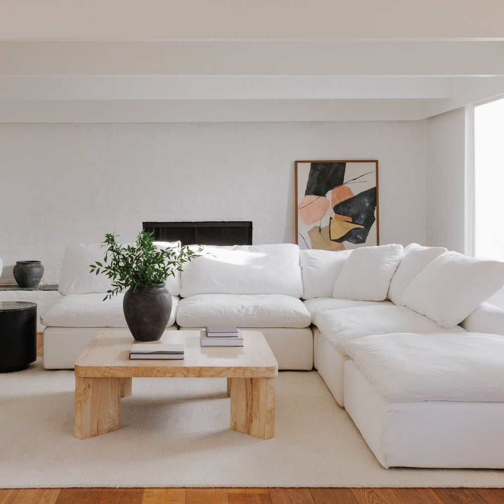 CLAY MODULAR SECTIONAL: CREAM WHITE