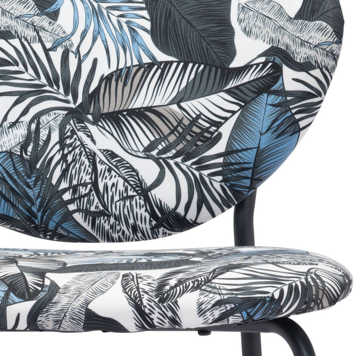 CLYDE PALM PRINT DINING CHAIR | SET OF 2