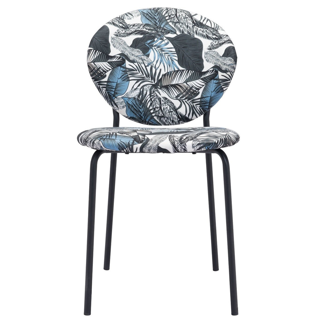 CLYDE PALM PRINT DINING CHAIR | SET OF 2