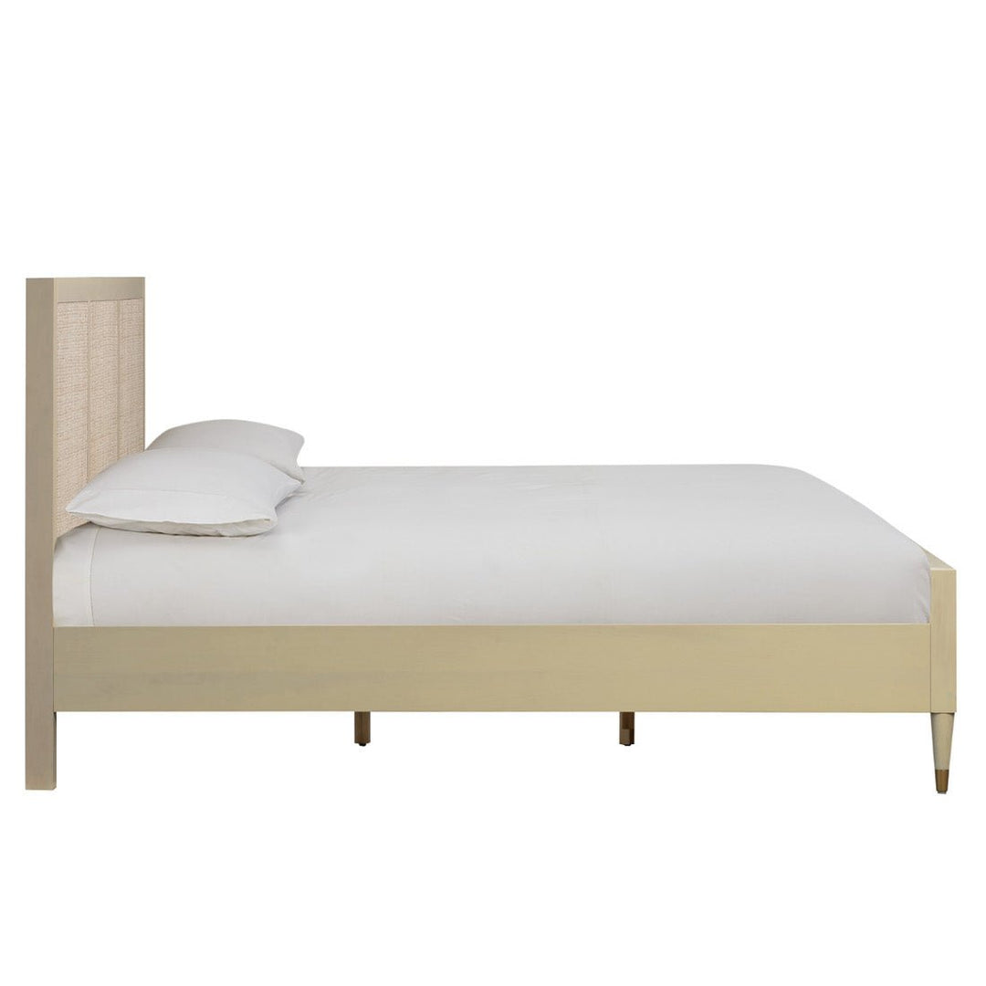 COCO ALMOND CANE PANEL BED