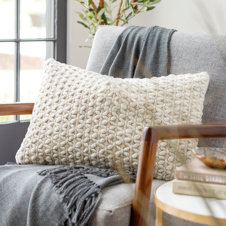 COCONUT CREAM ACCENT PILLOW