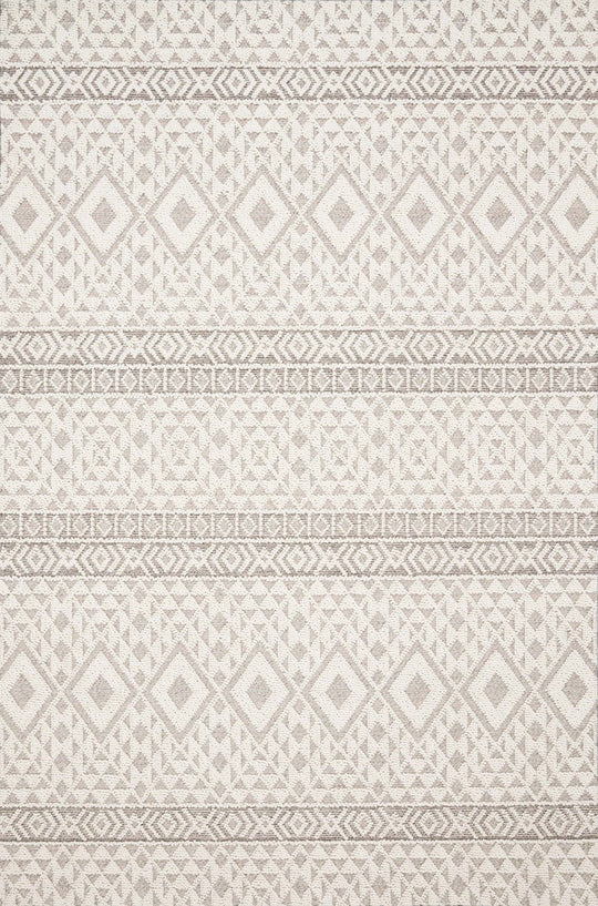 COLE 04 INDOOR - OUTDOOR RUG: IVORY, SILVER