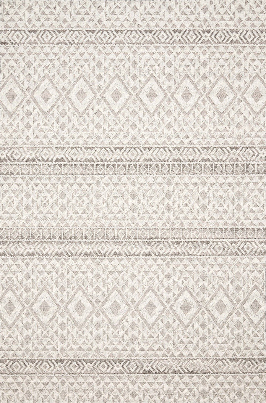 COLE 04 INDOOR - OUTDOOR RUG: IVORY, SILVER