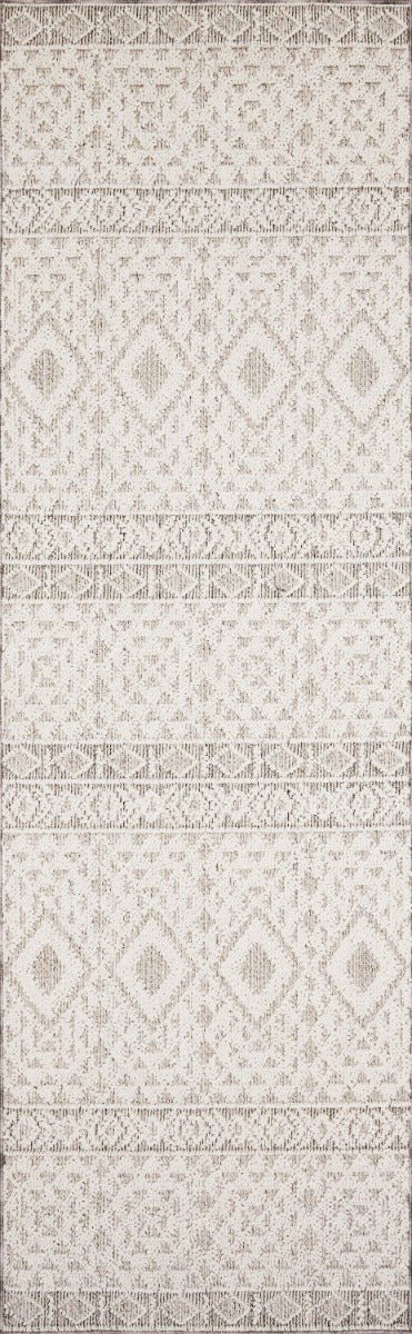 COLE 04 INDOOR - OUTDOOR RUG: IVORY, SILVER