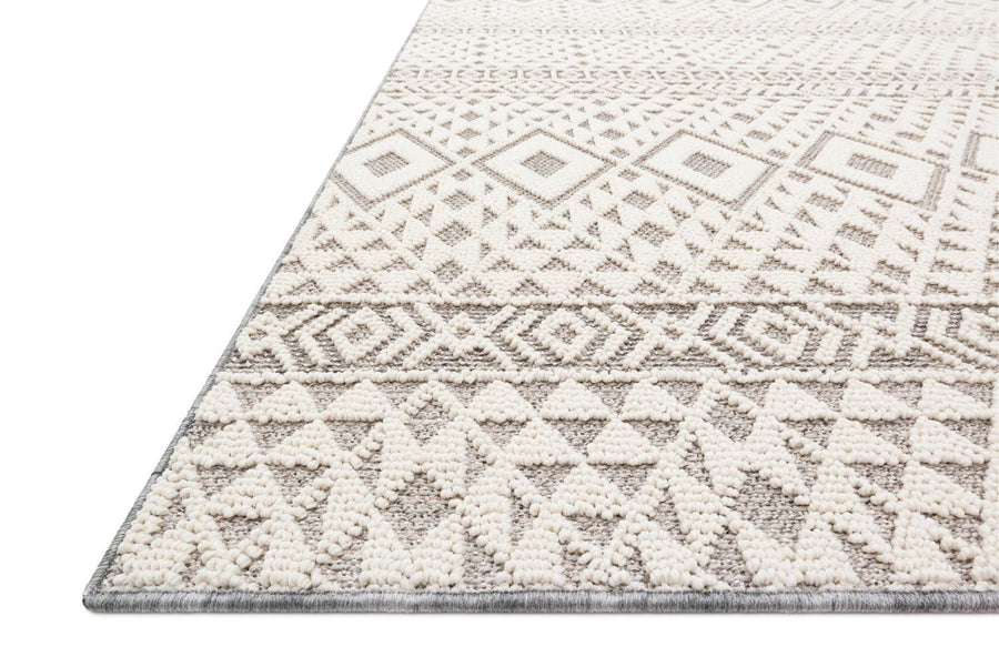 COLE 04 INDOOR - OUTDOOR RUG: IVORY, SILVER