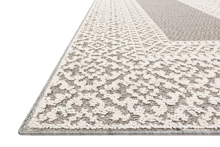 COLE 05 INDOOR - OUTDOOR RUG: GREY, IVORY