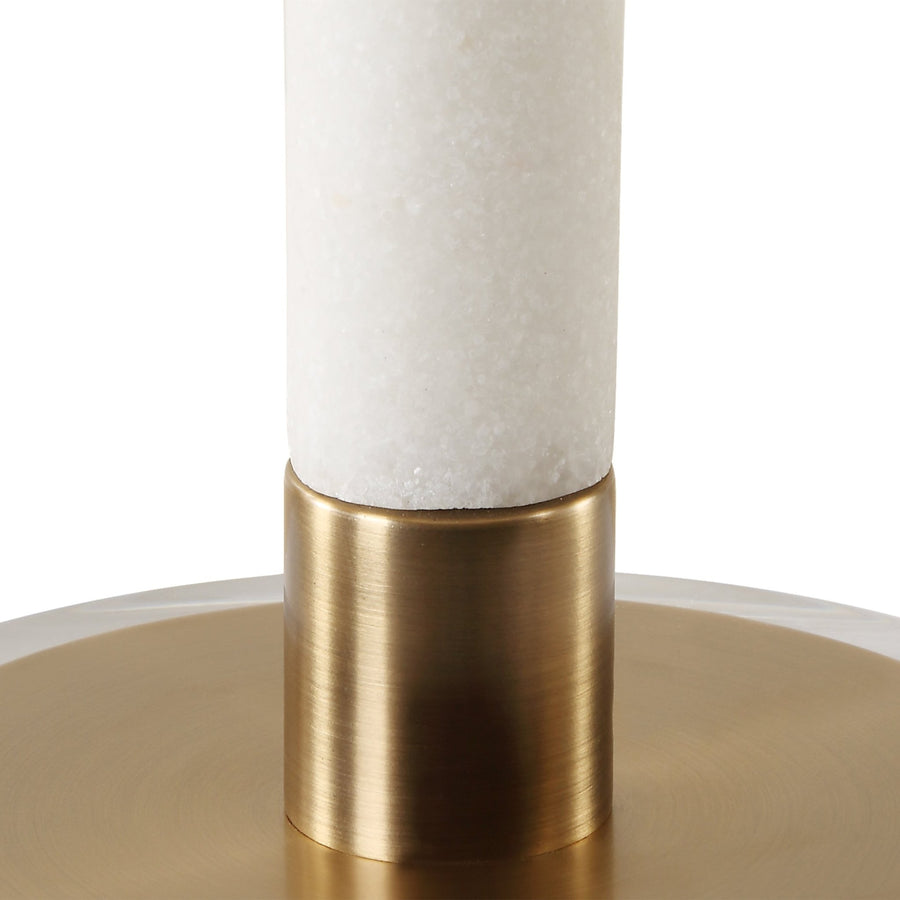 COLETTE WHITE STONE TABLE LAMP