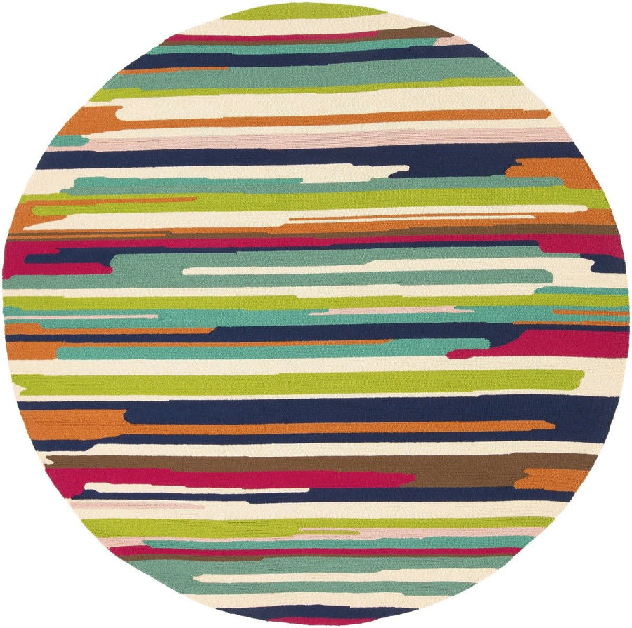 COLOR STROKES INDOOR - OUTDOOR RUG: PINK MULTI