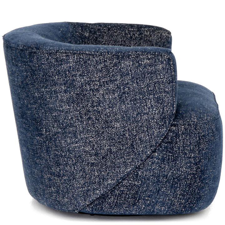 COMAL AZURE CHENILLE SWIVEL CHAIR