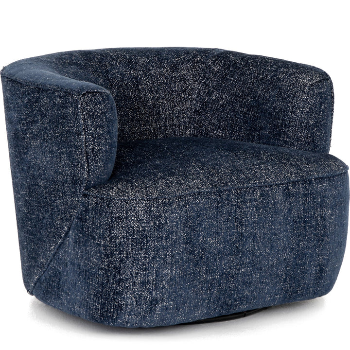 COMAL AZURE CHENILLE SWIVEL CHAIR