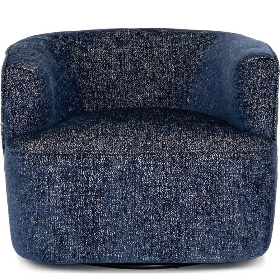 COMAL AZURE CHENILLE SWIVEL CHAIR