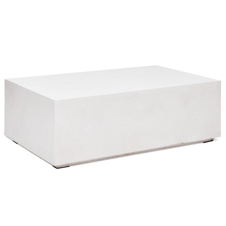 CONCRETE RECTANGULAR BLOCK COFFEE TABLE