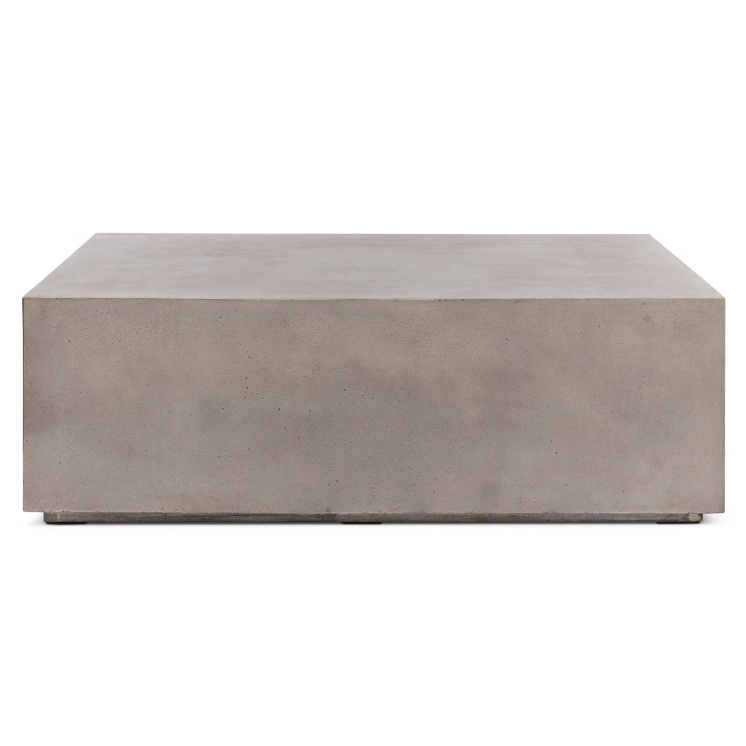 CONCRETE RECTANGULAR BLOCK COFFEE TABLE