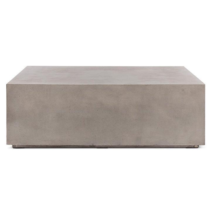 CONCRETE RECTANGULAR BLOCK COFFEE TABLE