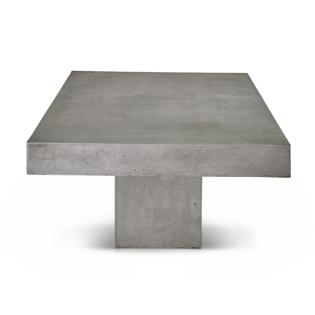 CONCRETE RECTANGULAR SLAB COFFEE TABLE