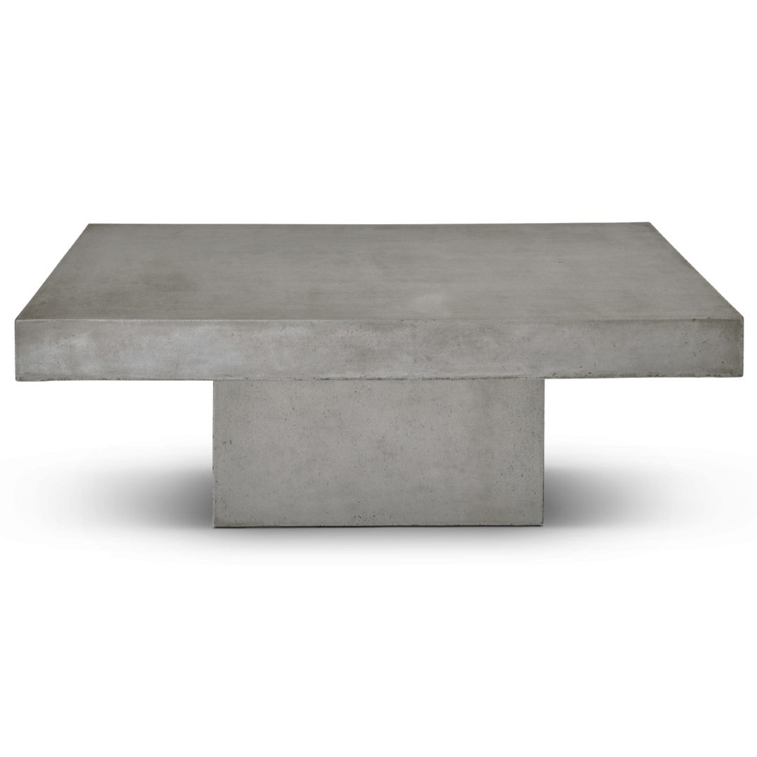 CONCRETE RECTANGULAR SLAB COFFEE TABLE