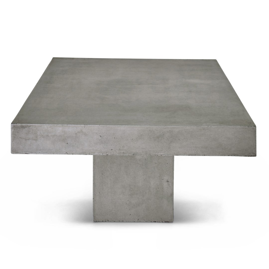 CONCRETE RECTANGULAR SLAB COFFEE TABLE