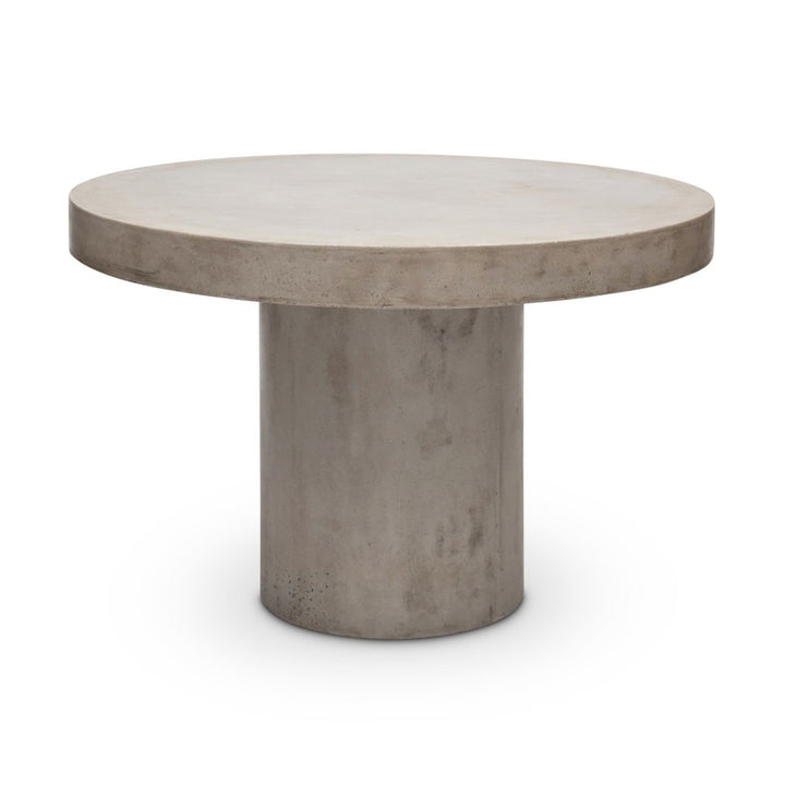 47'' ROUND INDOOR/OUTDOOR CONCRETE DINING TABLE