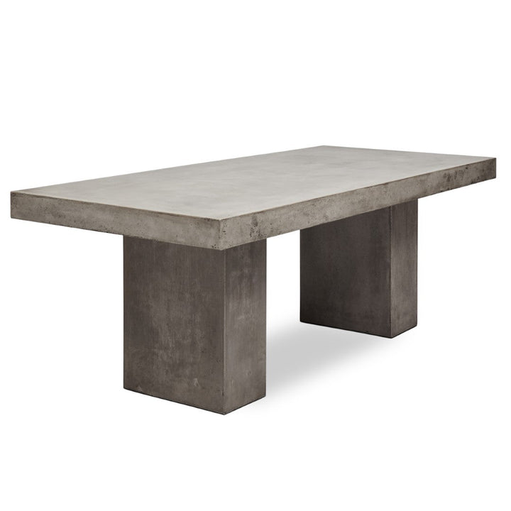 CONCRETE SLAB DINING TABLE