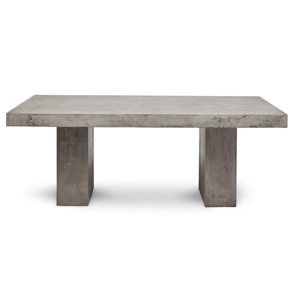 CONCRETE SLAB DINING TABLE